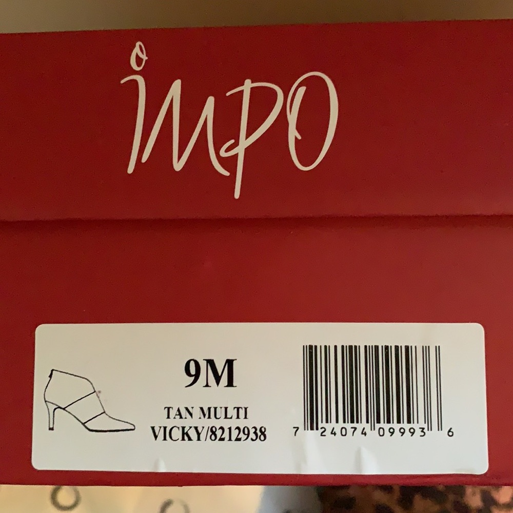 HP🎈IMPO BOOTIES (HEEL), SIZE 9M, ANIMAL PRINT - Picture 6 of 6